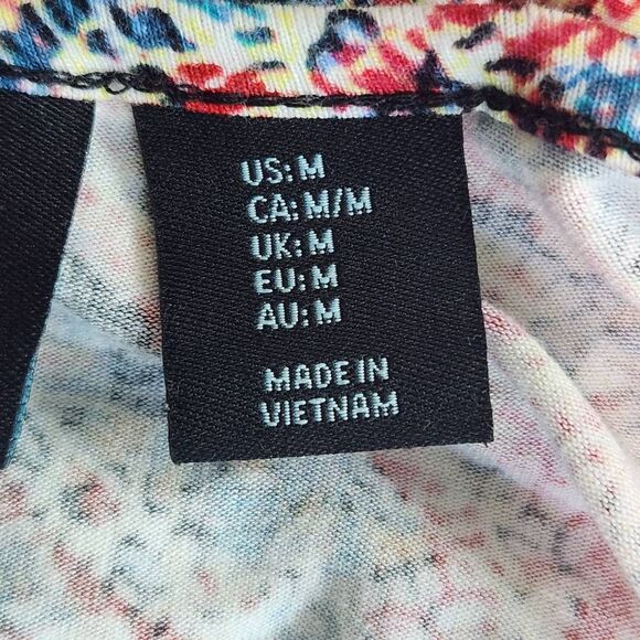 Cynthia Rowley Red and Blue Paisley Mini Shift Dress Size Medium Paisley Dress - Picture 7 of 10